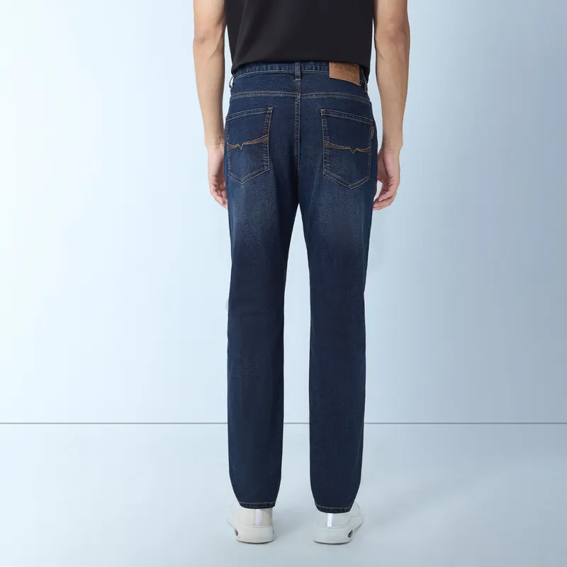 HLA Jeans Men's Blue Gray Denim Gradient-5