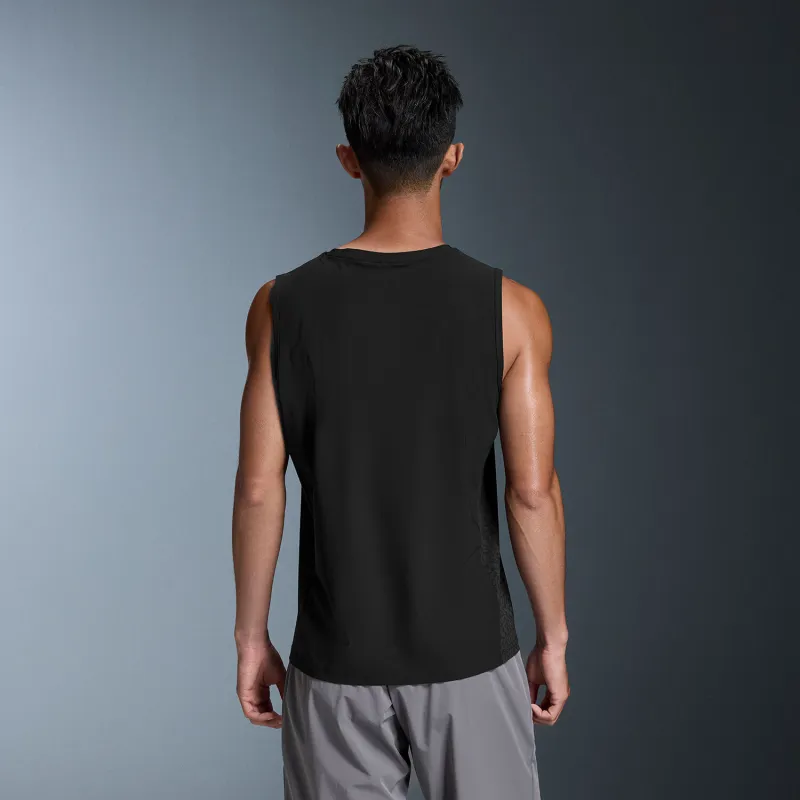 HLA Tank Tops Men Navy Blue 03-2