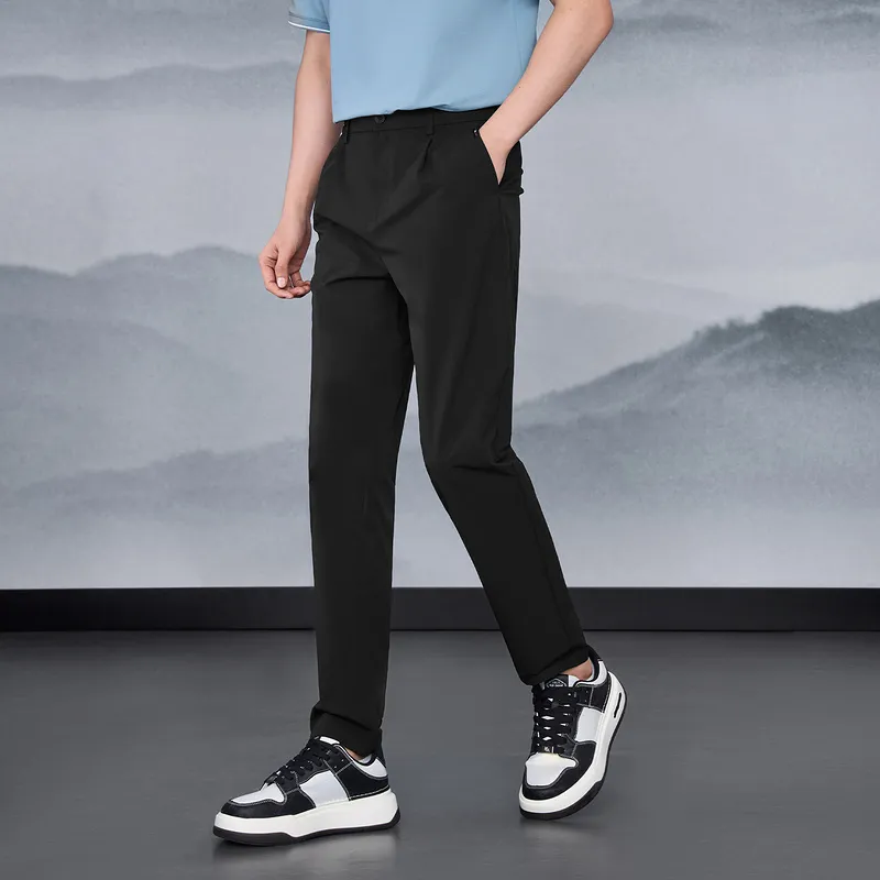HLA Casual Pants Men Black 58-2