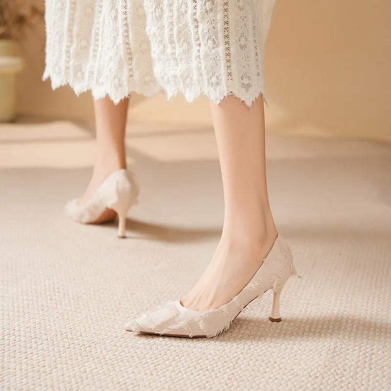 HKCP Slim Heel High Heels Women's-2