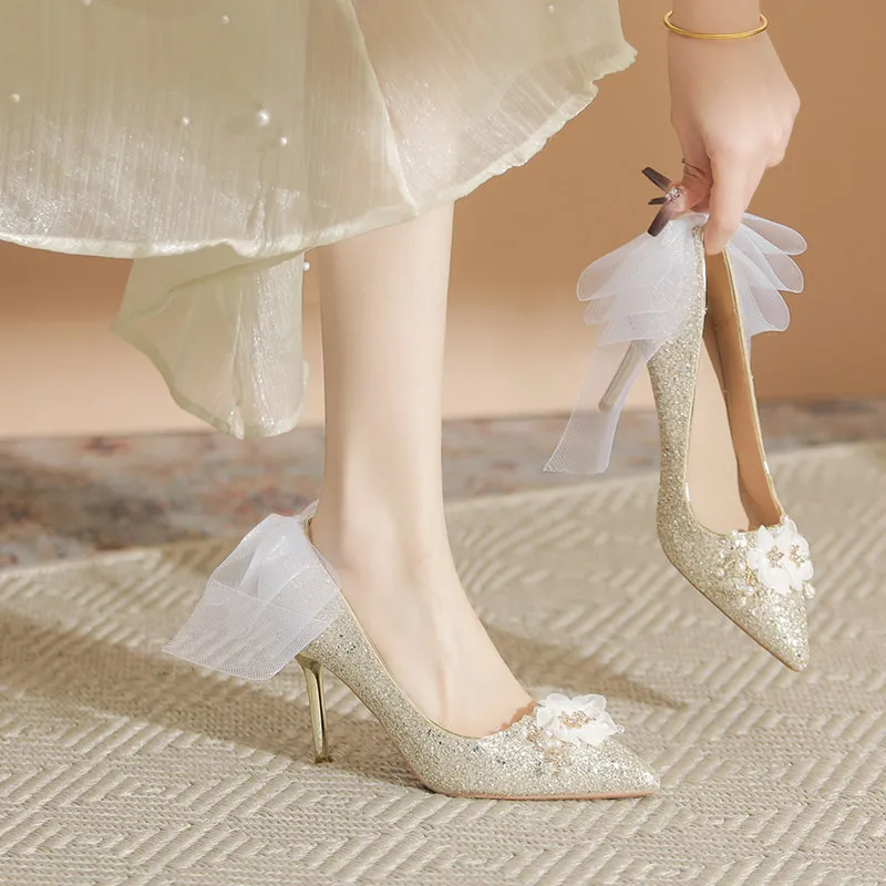 HKCP Slim Heel High Heels Women's-2