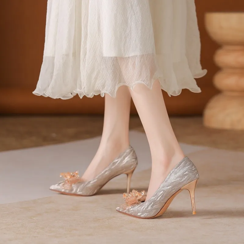 HKCP Slim Heel High Heels 8.5cm/6.5CM Women's-9