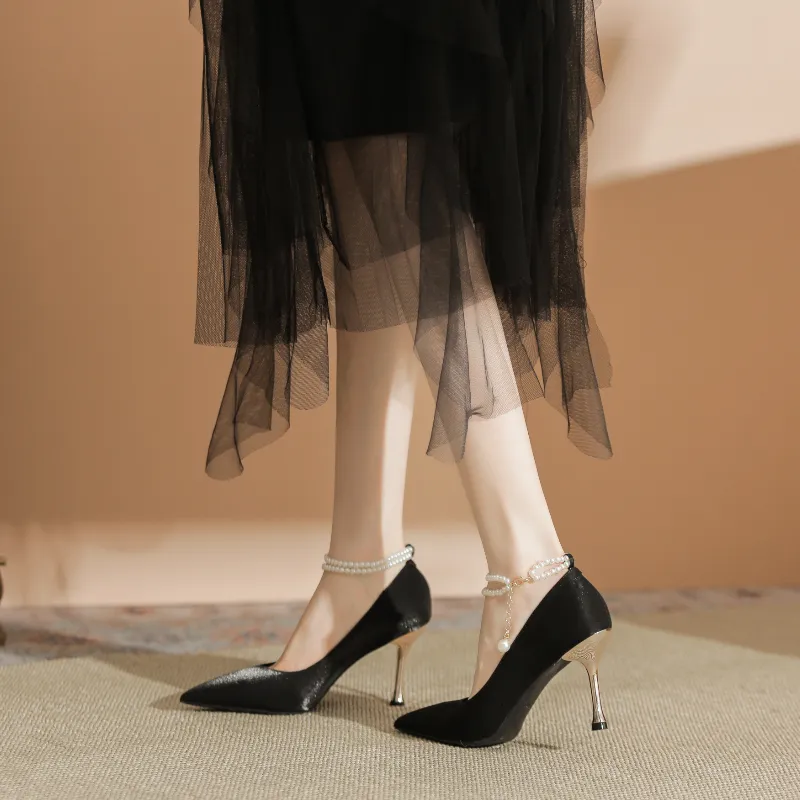 HKCP Slim Heel High Heels Women's-4