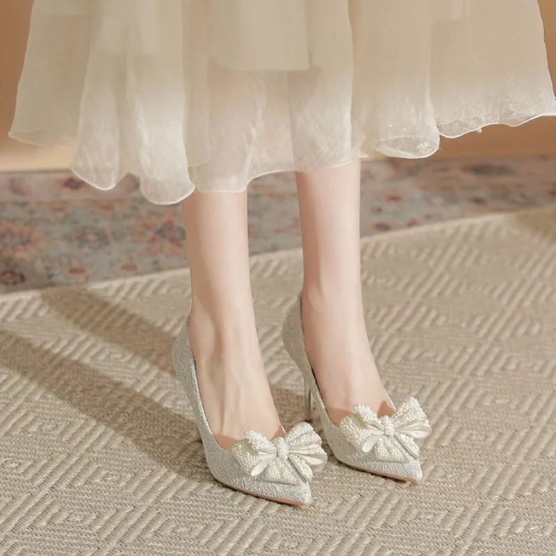 HKCP Slim Heel High Heels 7cm Women's-3