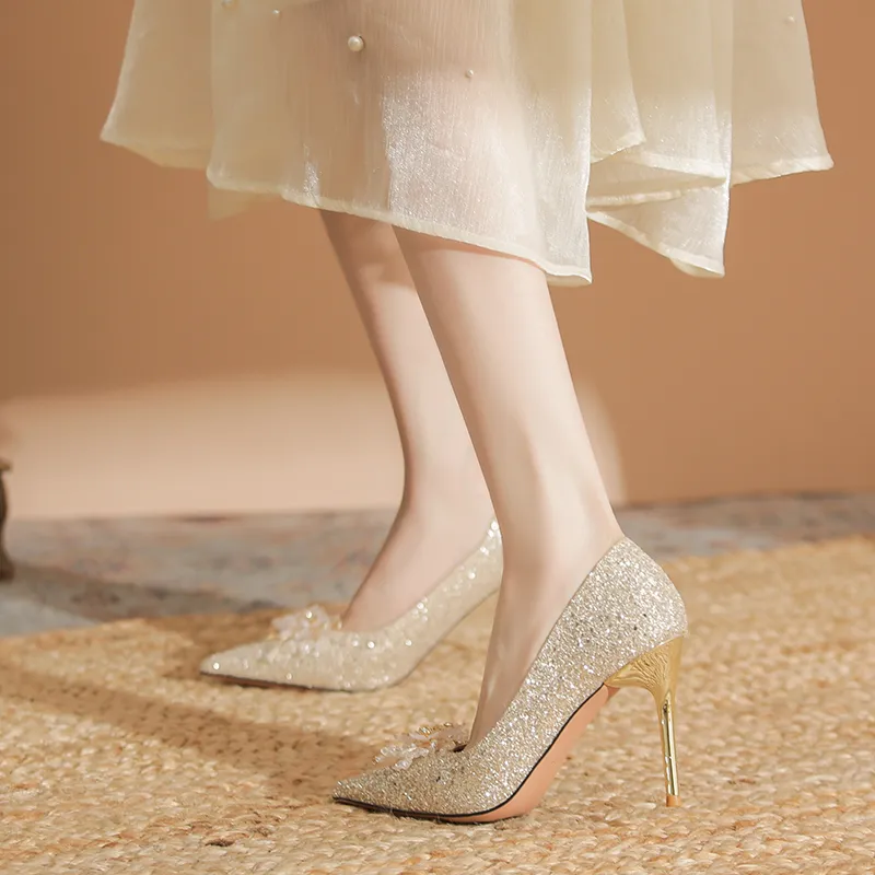 HKCP Slim Heel High Heels Women's-7