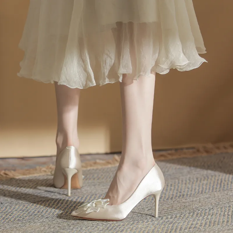 HKCP Slim Heel High Heels 8.5cm Women's-7