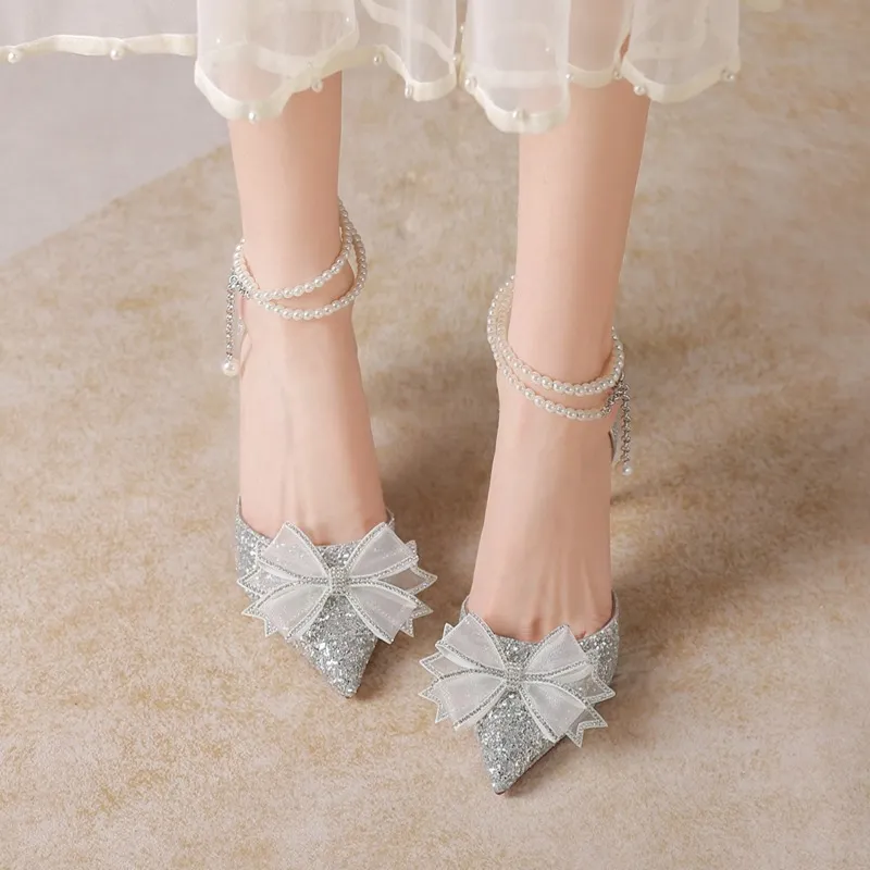 HKCP Slim Heel High Heels 8.5cm Women's-2