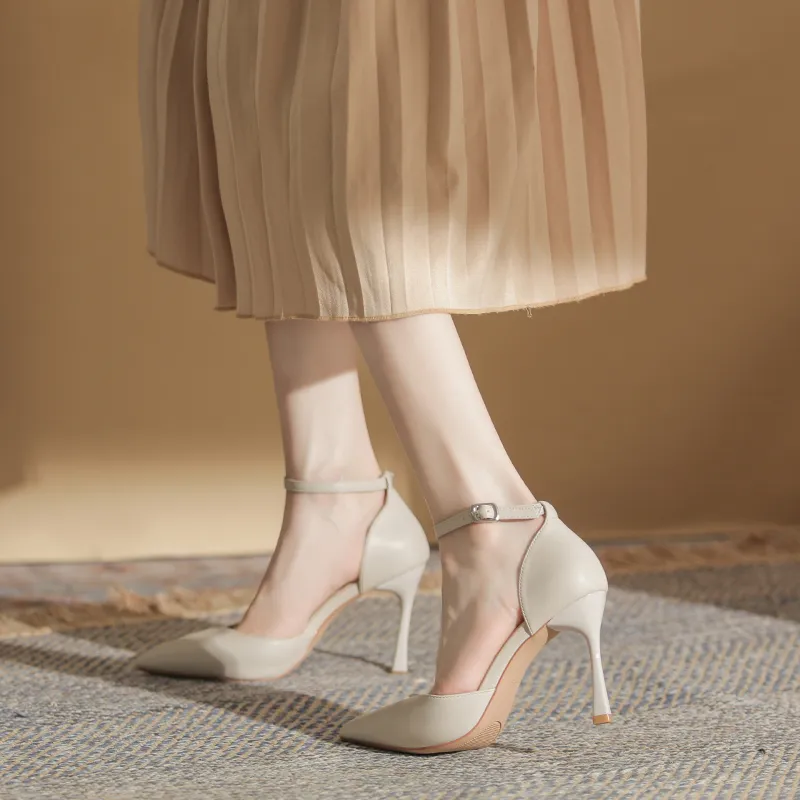 HKCP Slim Heel High Heels 9cm Women's-8