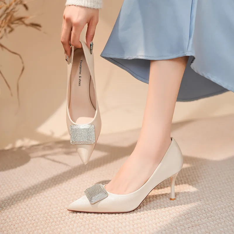 HKCP Slim Heel High Heels Women's-11