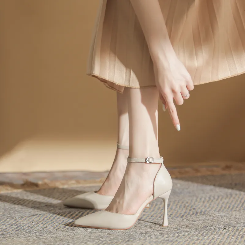 HKCP Slim Heel High Heels 9cm Women's-9