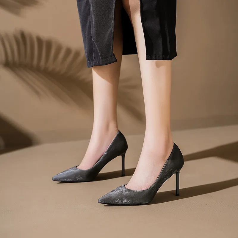 HKCP Slim Heel High Heels 8.5cm Women's-8