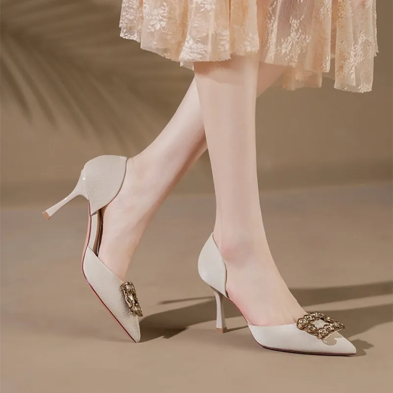 HKCP Slim Heel High Heels 8.5cm Women's-8