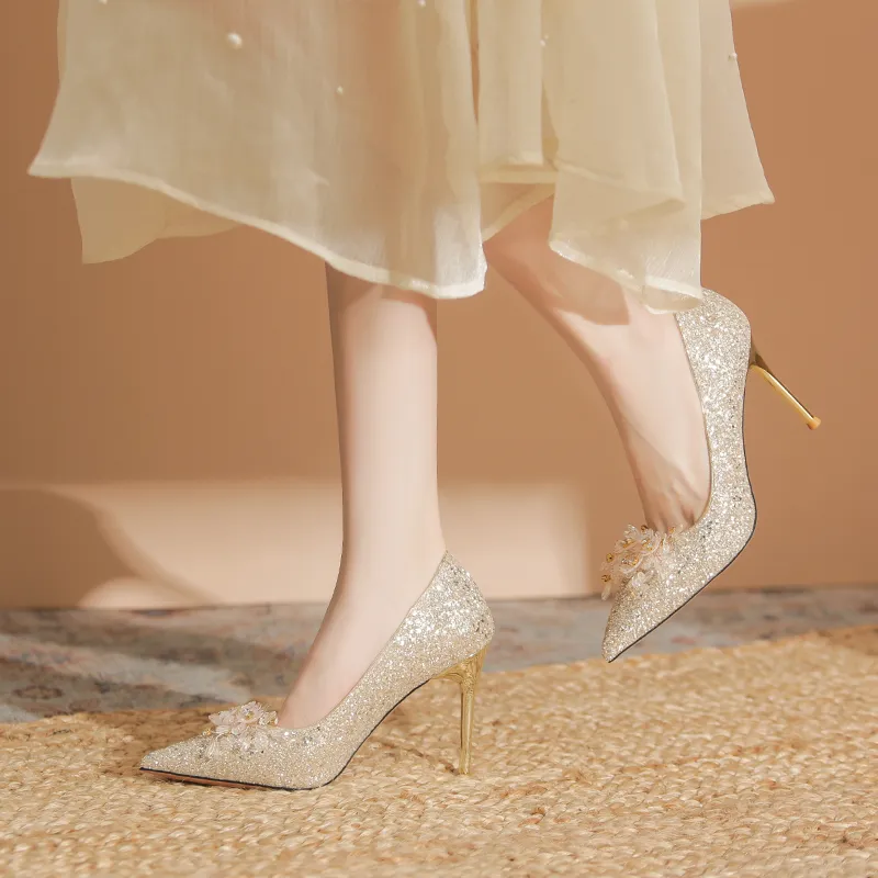 HKCP Slim Heel High Heels Women's-8