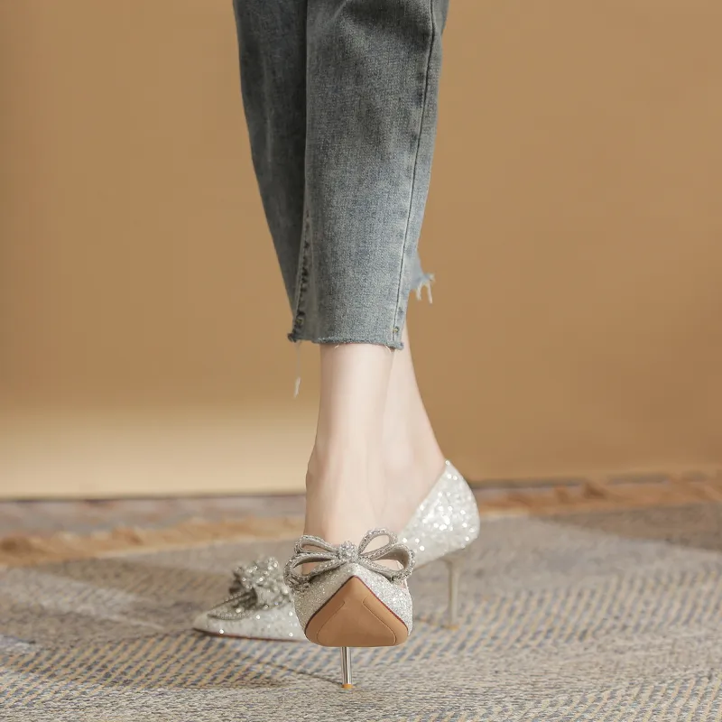HKCP Slim Heel High Heels Women's-3