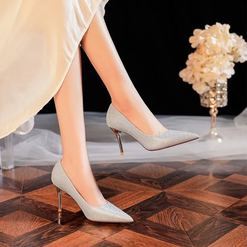 HKCP Slim Heel High Heels Women's-1