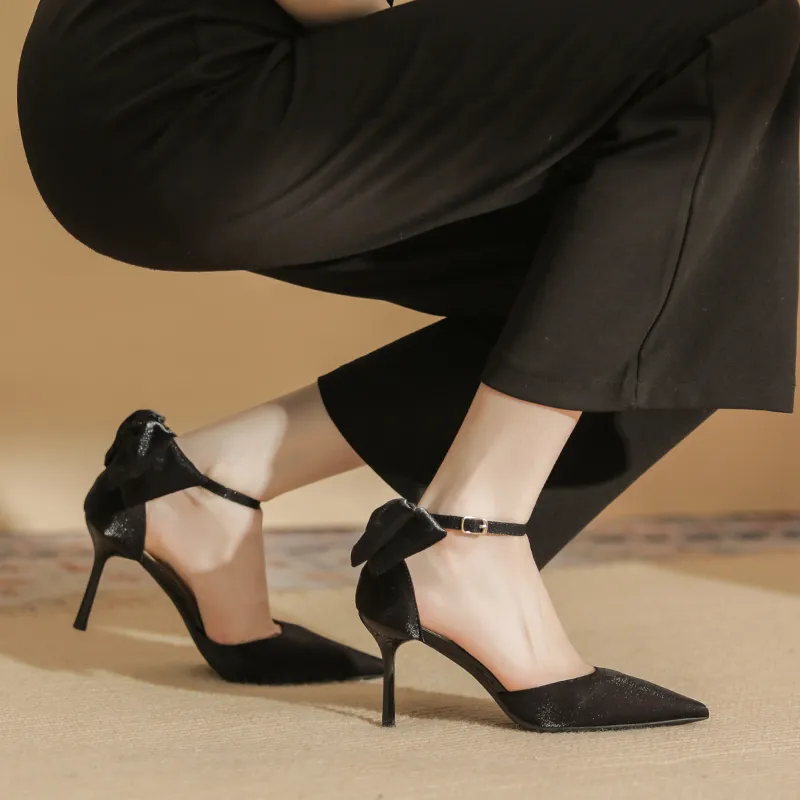 HKCP Slim Heel High Heels 8cm Women's-9