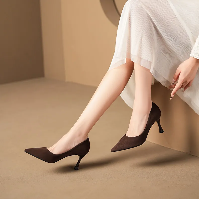 HKCP Slim Heel High Heels 7.5cm Women's-8