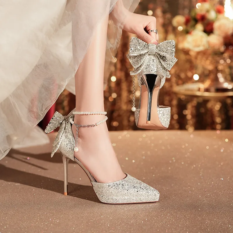 HKCP Slim Heel High Heels 10.5cm Women's-2