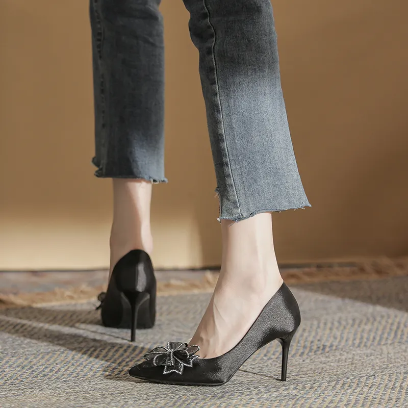HKCP Slim Heel High Heels 8.5cm Women's-2