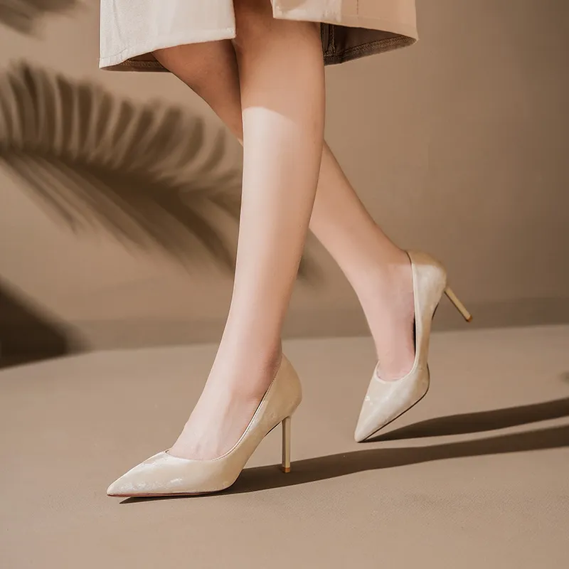 HKCP Slim Heel High Heels 8.5cm Women's-12