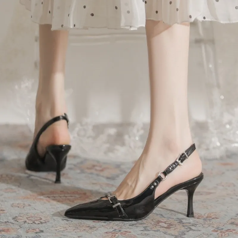 HKCP Slim Heel High Heels 6.5cm Women's-2