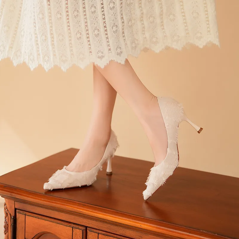 HKCP Slim Heel High Heels Women's-4