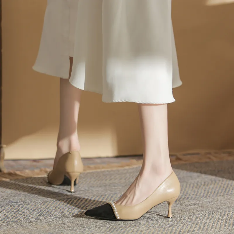 HKCP Slim Heel High Heels 6.5cm Women's-10