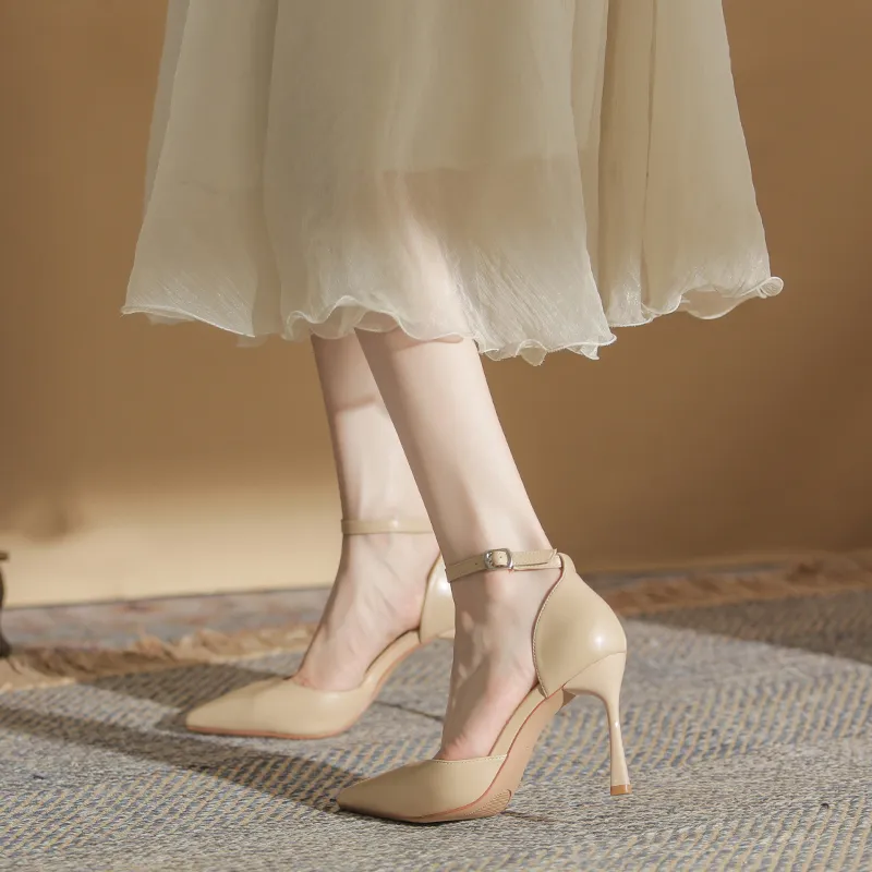 HKCP Slim Heel High Heels 9cm Women's-13