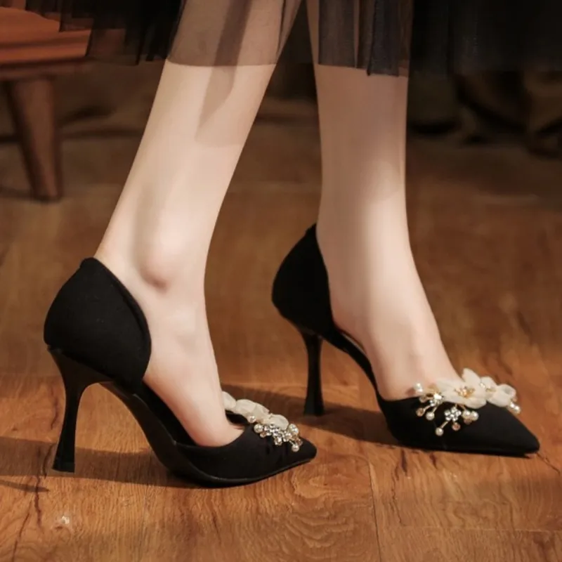 HKCP Slim Heel High Heels 6.5cm Women's-2