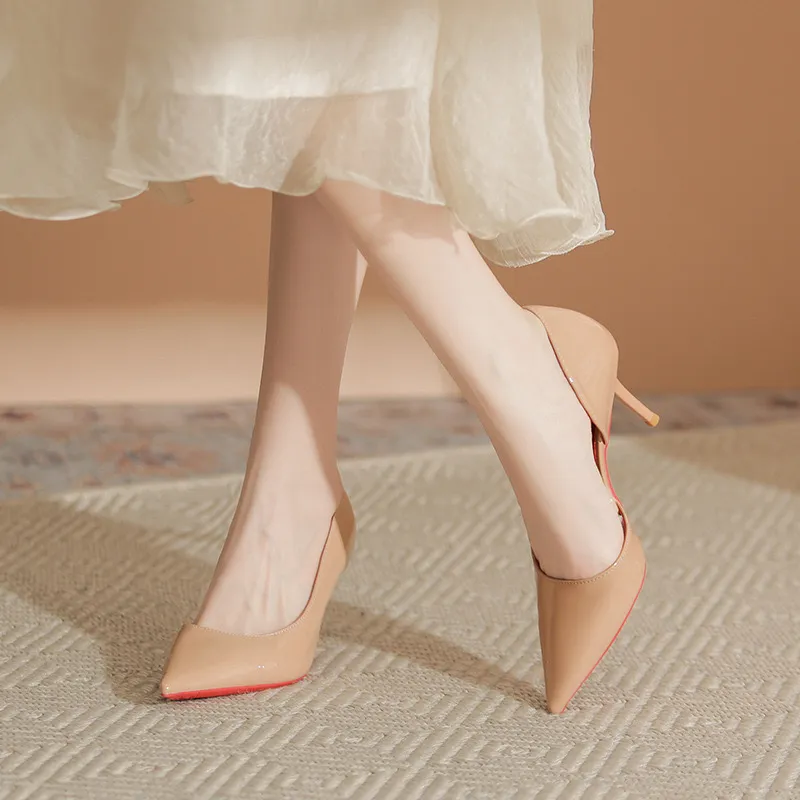 HKCP Slim Heel High Heels 7cm Women's-1