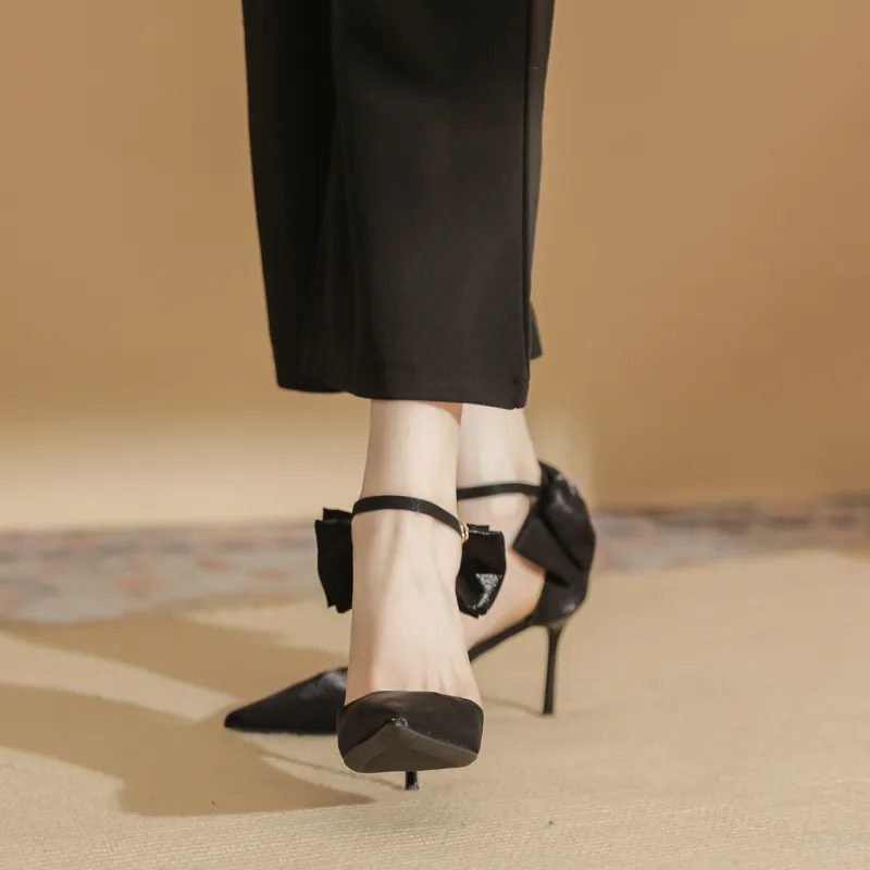 HKCP Slim Heel High Heels 8cm Women's-7