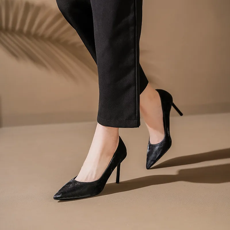 HKCP Slim Heel High Heels 8.5cm Women's-1