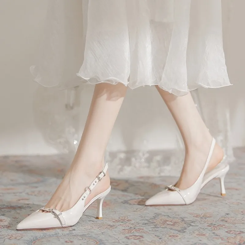 HKCP Slim Heel High Heels 6.5cm Women's-4