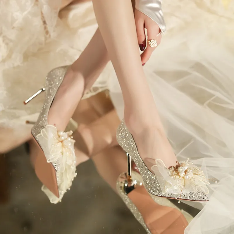 HKCP Slim Heel High Heels 8.5cm Women's-3