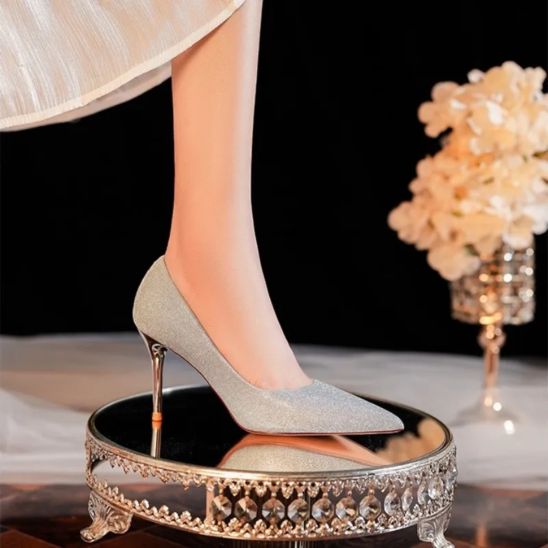 HKCP Slim Heel High Heels Women's-2