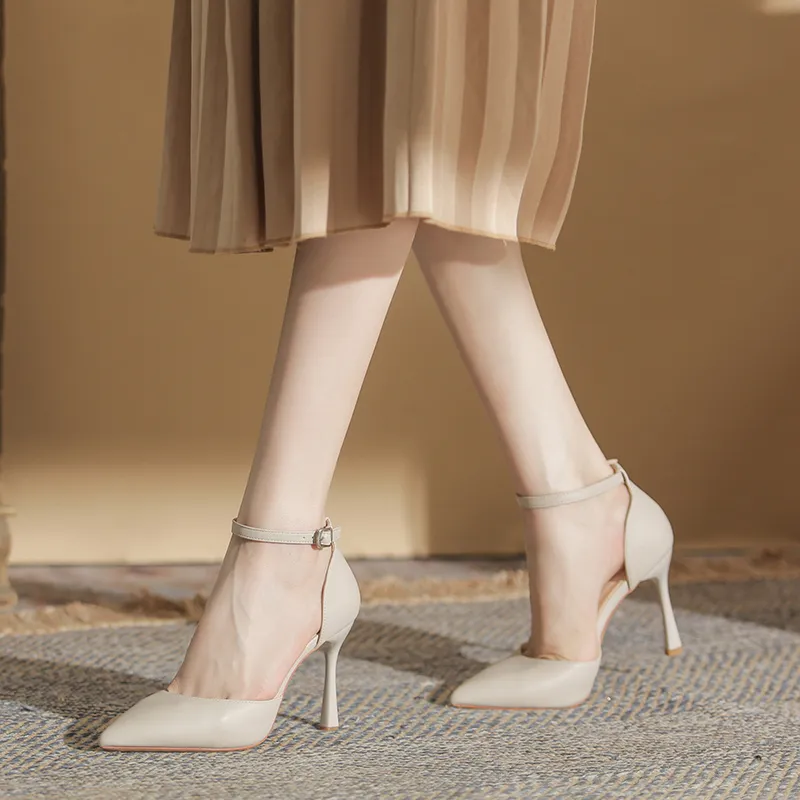 HKCP Slim Heel High Heels 9cm Women's-6