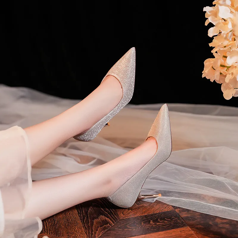 HKCP Slim Heel High Heels Women's-5