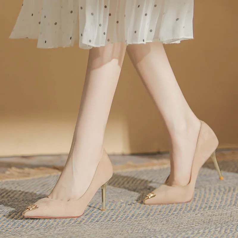 HKCP Slim Heel High Heels 8.5cm Women's-1