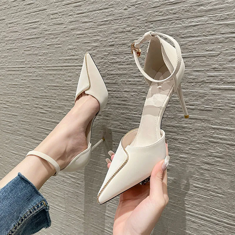 HKCP Slim Heel High Heels 9cm Women's-6