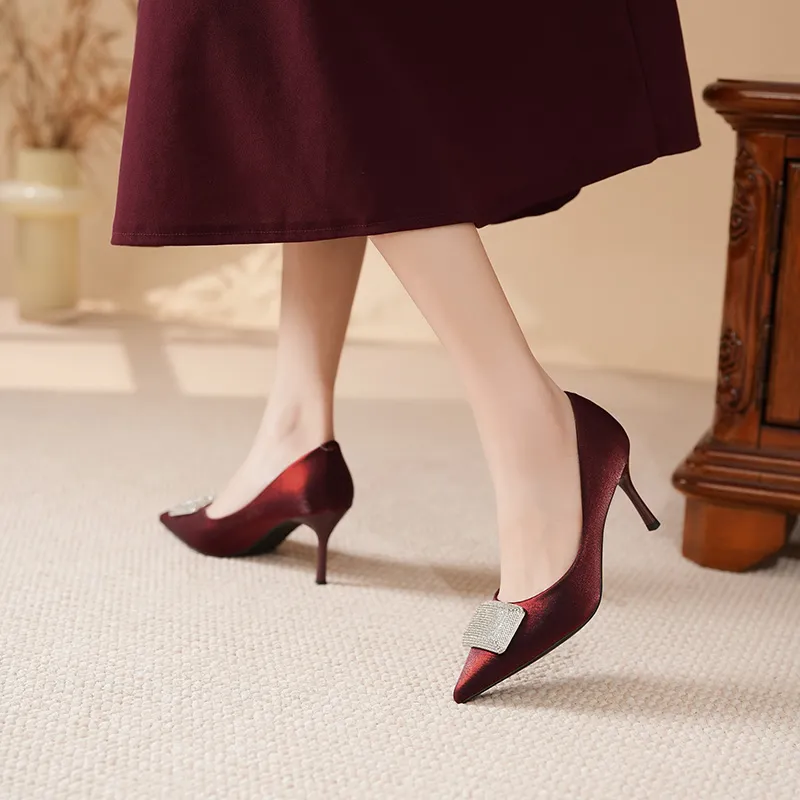 HKCP Slim Heel High Heels Women's-3