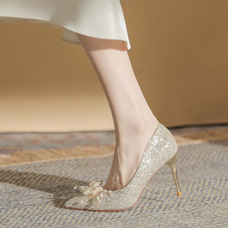 HKCP Slim Heel High Heels 6.5cm Women's-2