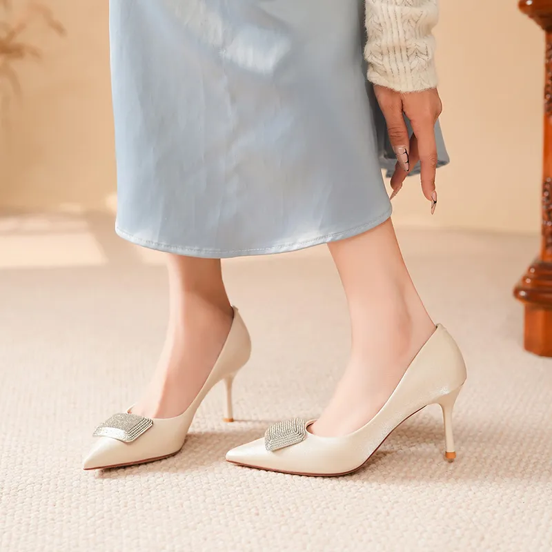 HKCP Slim Heel High Heels Women's-13