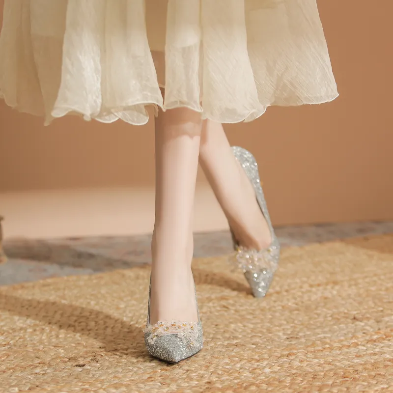HKCP Slim Heel High Heels Women's-2