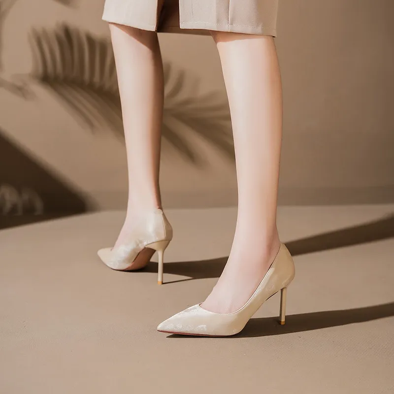 HKCP Slim Heel High Heels 8.5cm Women's-14