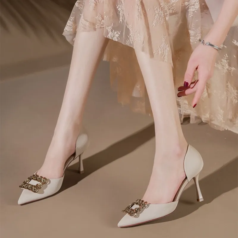 HKCP Slim Heel High Heels 8.5cm Women's-6