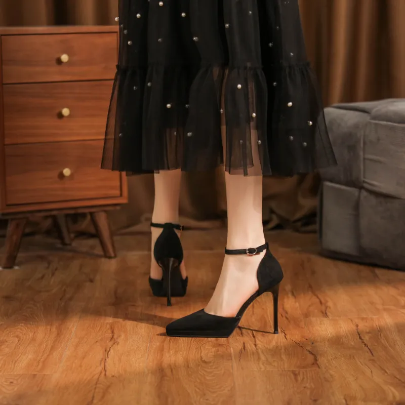 HKCP Slim Heel High Heels 10.5cm Women's-2