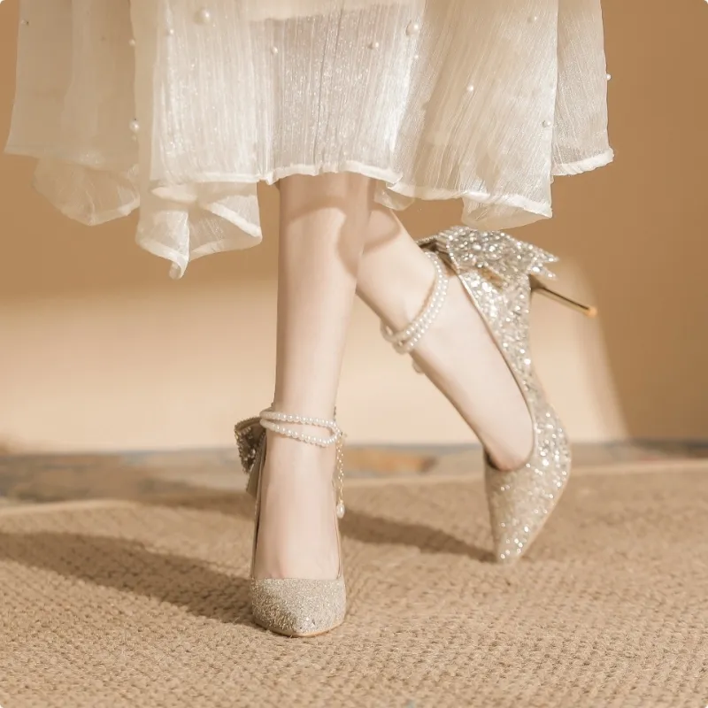 HKCP Slim Heel High Heels Women's-7
