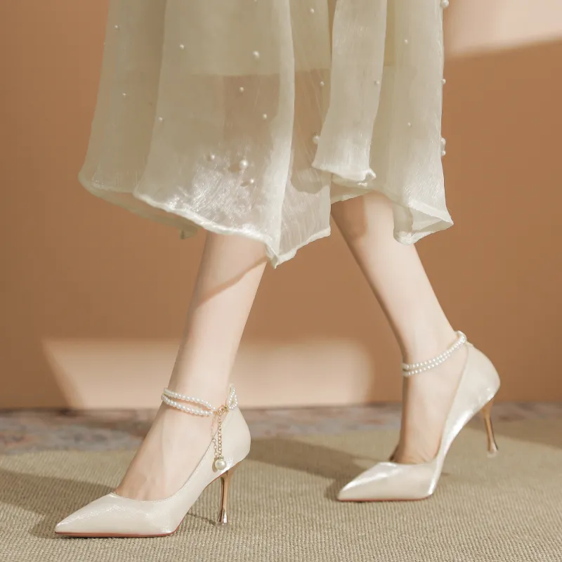 HKCP Slim Heel High Heels Women's-12
