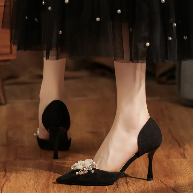HKCP Slim Heel High Heels 6.5cm Women's-1