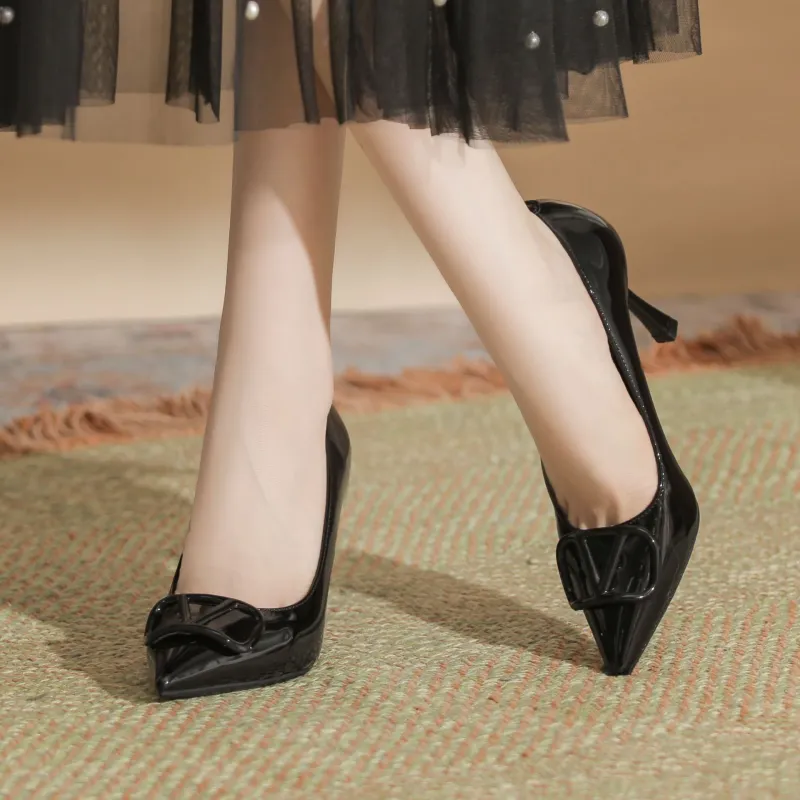HKCP Slim Heel High Heels 6.5cm Women's-5